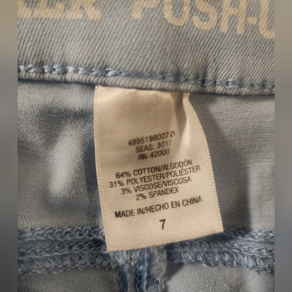 Joe Boxer Light Blue Push-Up Skinny Jeans 7/29 - Picture 5 of 5